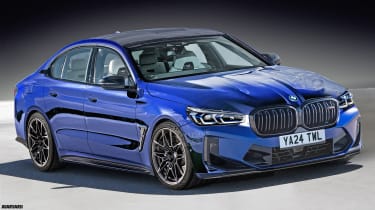 New 2024 BMW M5 spied testing with hybrid power - pictures | Auto Express